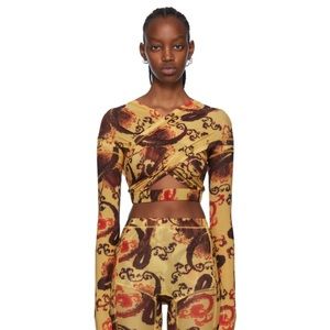 KNWLS Yellow Anti-Cross Blouse